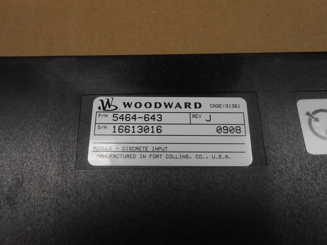 NEW WOODWARD 5464-643 5464643 REV J MODULE DISCRETE INPUT