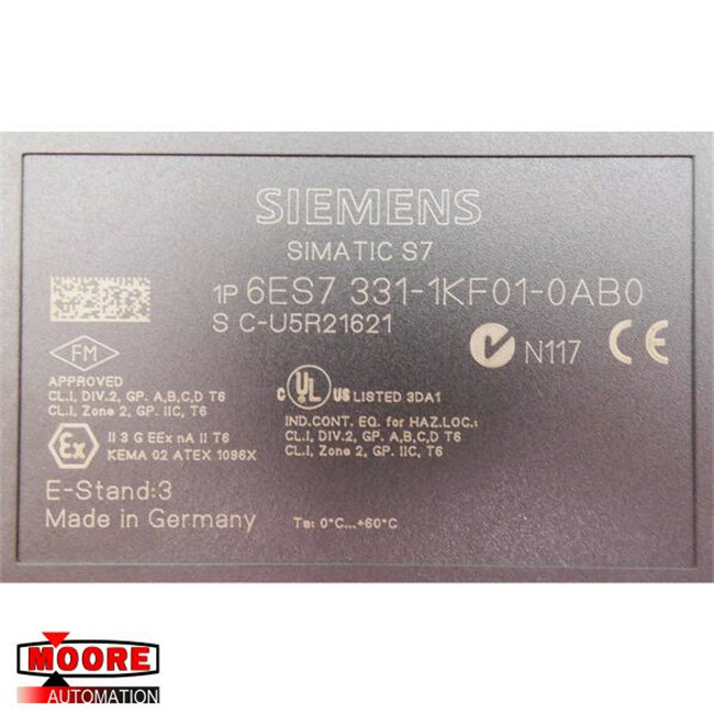 CBBEXP 6ES7331-7KF01-0AB0 S7-300 Analog Input Module 6ES73317KF010AB0 New in Box with Warranty CBBEXP 6ES7331-7KF01-0AB0 S7-300 Analog Input Module 6ES73317KF010AB0 New in Box with Warranty